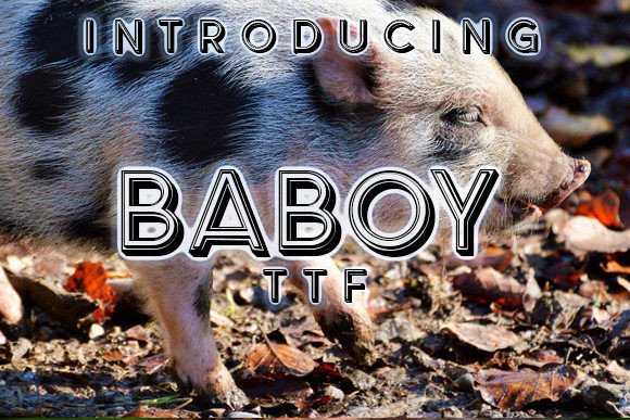 Baboy: A Display Font Built for Bold Statements