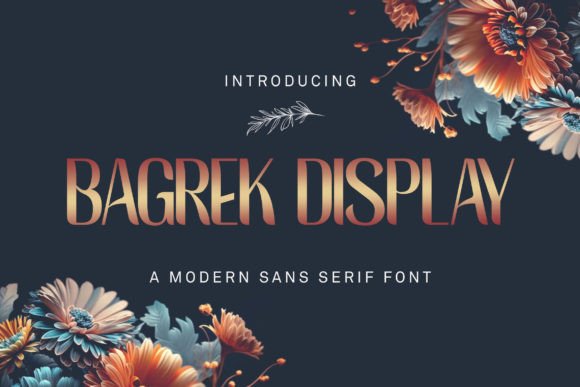 Bagrek Display: A Playful Sans Serif Font for Modern Branding
