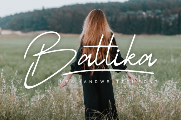 Battika: A Handwritten Font That Brings Warmth to Campaign Visuals