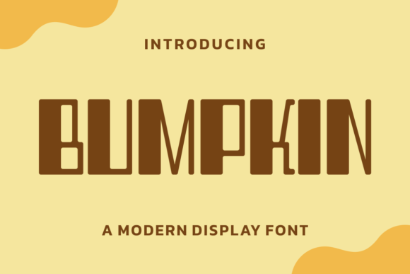 Bumpkin Font: A Bold Display Typeface for Editorial Design