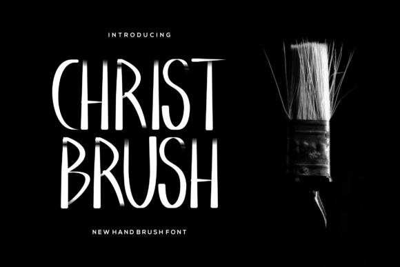 Christbrush: Bold Display Font for Real Brand Design