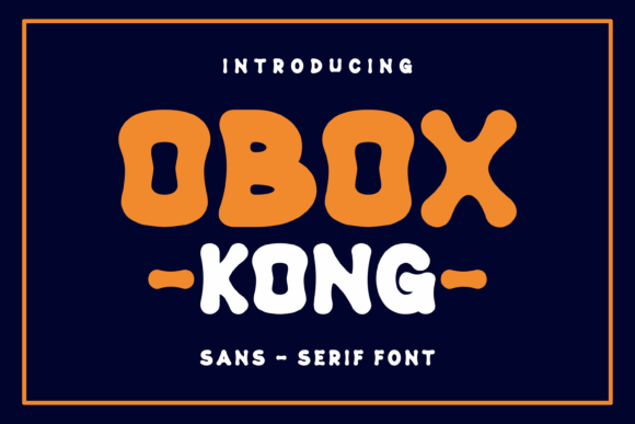 Obox Kong: A Playful Display Font for Editorial Design