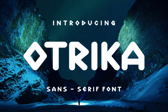 Otrika: A Geometric Sans Display Typeface for Modern Branding
