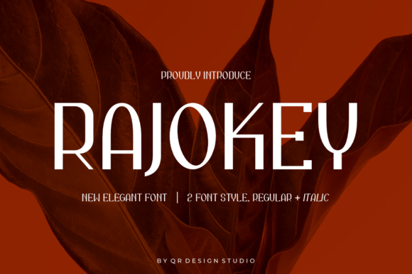 Rajokey: A Bold Serif Font for Editorial Design