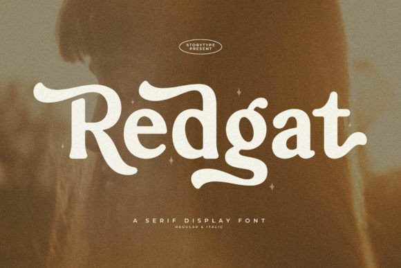 Redgat: A Vintage Modern Serif Font for Handmade Products