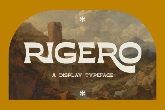 Rigero Review: A Retro Reverse Contrast Serif Font Built for Campaign Headlines