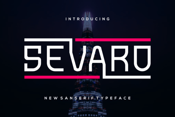Sevaro Font: A Modern Sans Serif Typeface for Digital Design