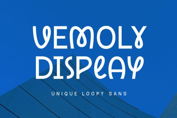 Vemoly Display: A Fresh Sans Serif Font for Campaign Designers