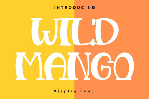 Wild Mango: A Handwritten Display Font for Digital Branding and Web Design